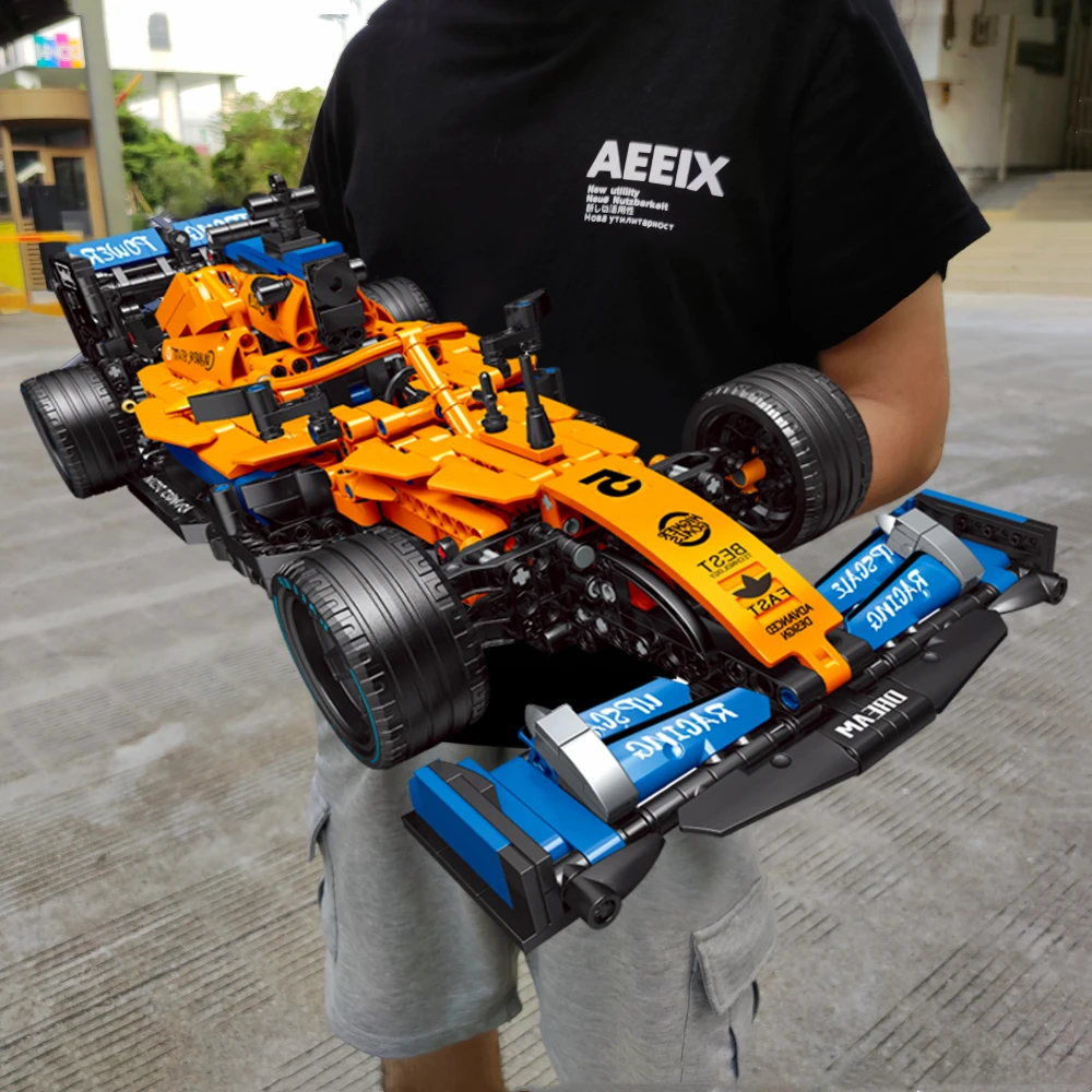 В НАЛИЧИИ Formula Sport Car Mc F1 42141 Concept 1:12 Technology Creative, Совместимый С MOC Высокотехнологичными Строительными блоками Bricks Toy Изображение 1