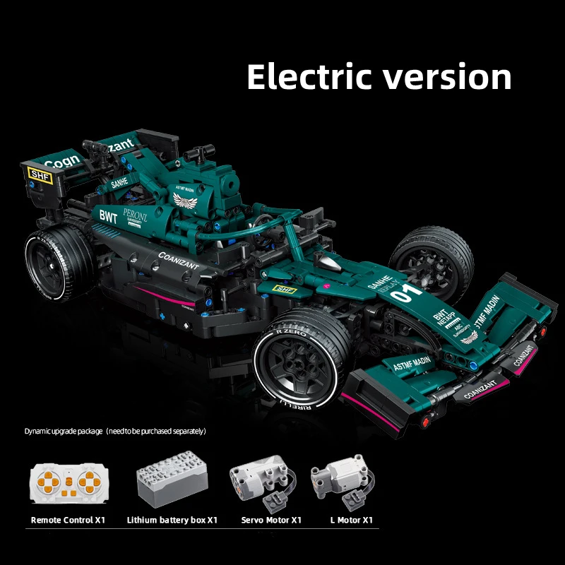 В НАЛИЧИИ Formula Sport Car Mc F1 42141 Concept 1:12 Technology Creative, Совместимый С MOC Высокотехнологичными Строительными блоками Bricks Toy Изображение 2