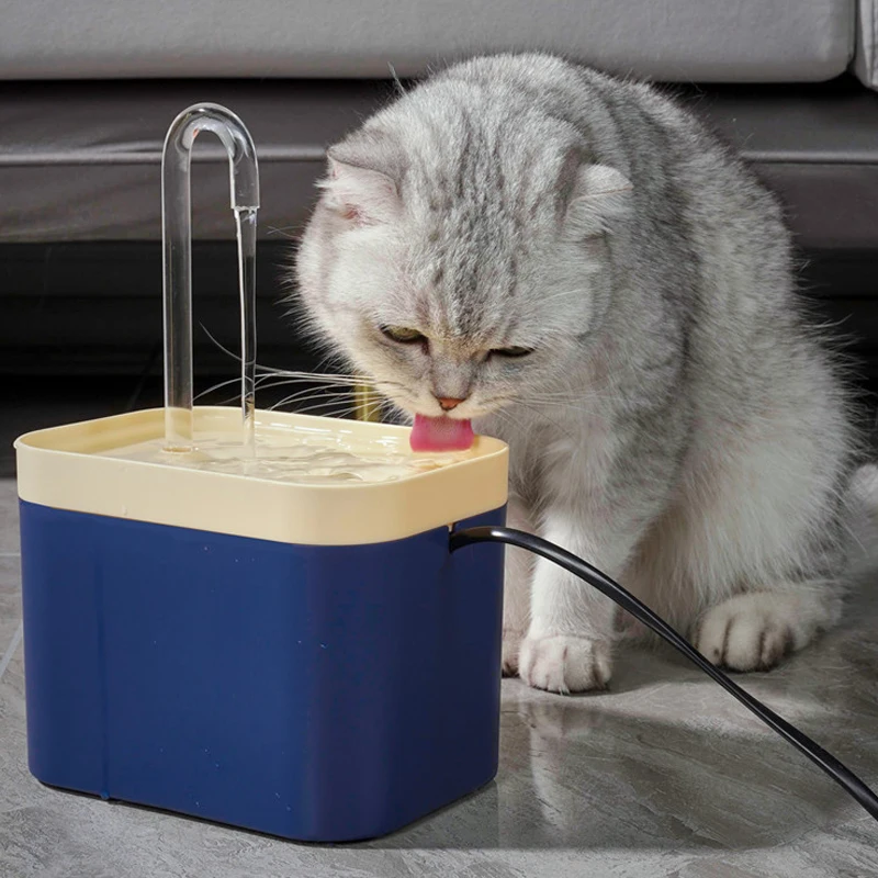 Дозатор воды, фильтр для отключения рециркуляции, Поилка, Автоматический Поилочный автомат для домашних животных, Автоматический Кот, Электрический фонтан для кошек Изображение 0