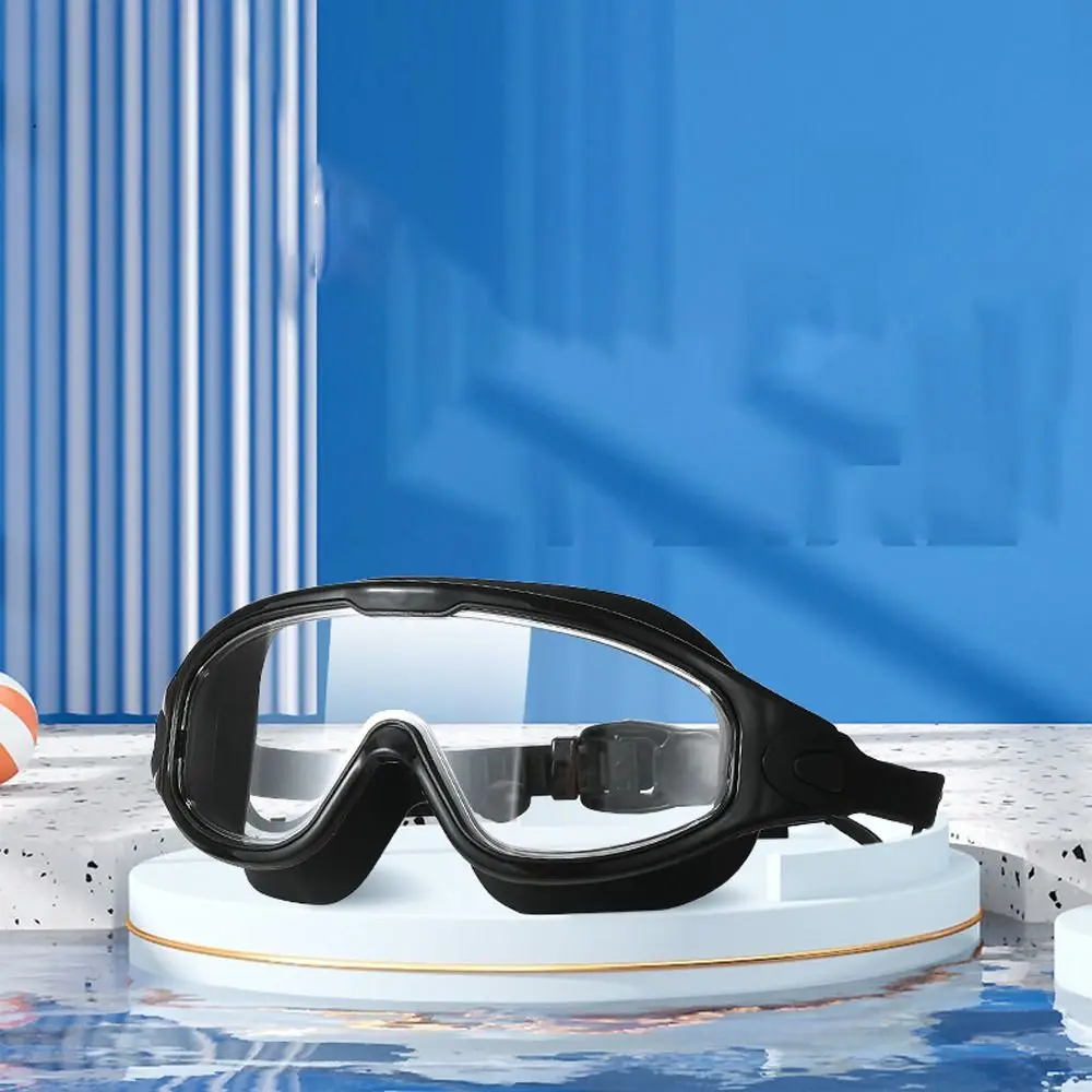 Профессиональные очки для дайвинга, плавательные очки в регулируемой оправе, водонепроницаемые противотуманные очки с плоским светом Изображение 1
