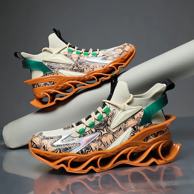 Новые Тренировочные кроссовки Мужские Роскошные Кроссовки для бега Удобная обувь для ходьбы Противоскользящая спортивная обувь Chaussure Homme Sport Изображение 3