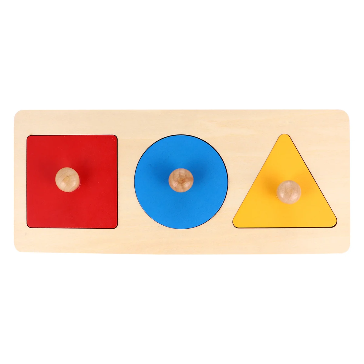 Геометрическая панель Геометрическая игрушка Детская Математика Деревянный Сервировочный лоток Интеллектуальные Детские поддоны Изображение 0