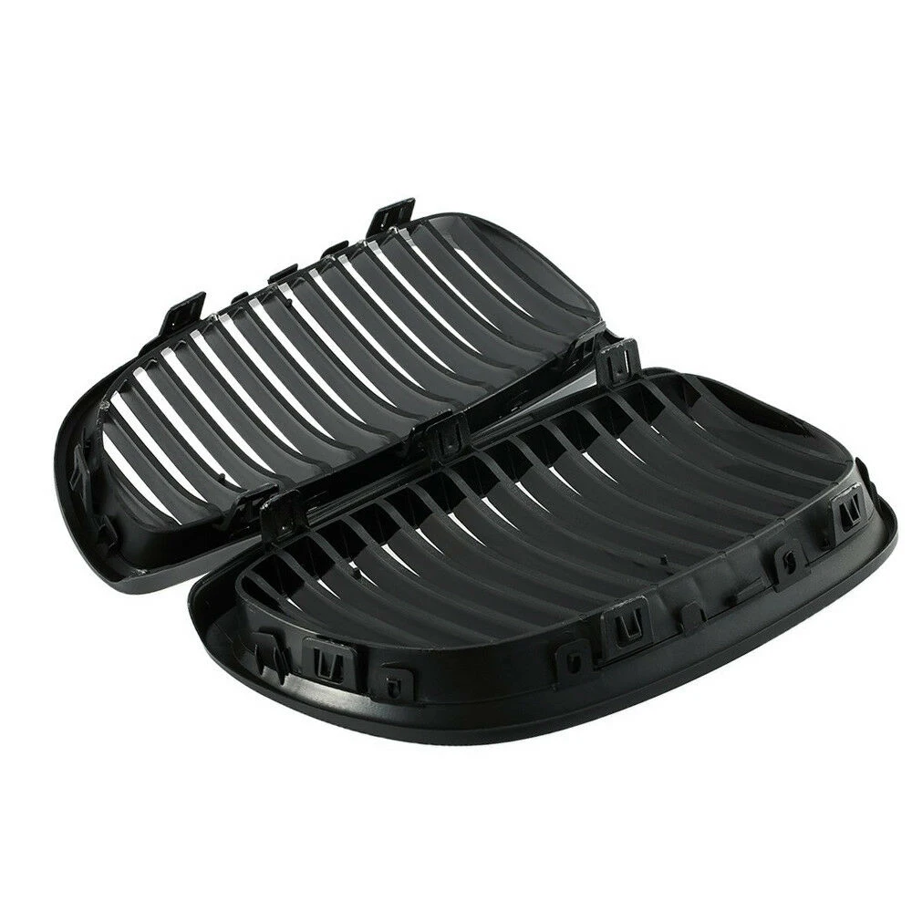2 шт. Глянцевая черная решетка радиатора для E92 E93 3 серии Coupe 06-09 Изображение 1