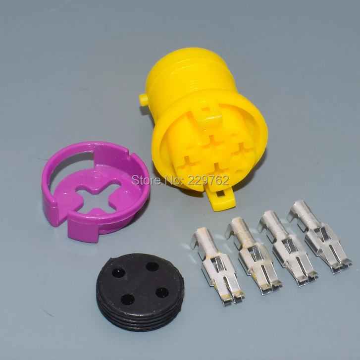 Shhworldsea 4-контактный штекер 6,3 мм для VW auto водонепроницаемый штекер разъем электрического кабеля 813972930 813972929 Изображение 4