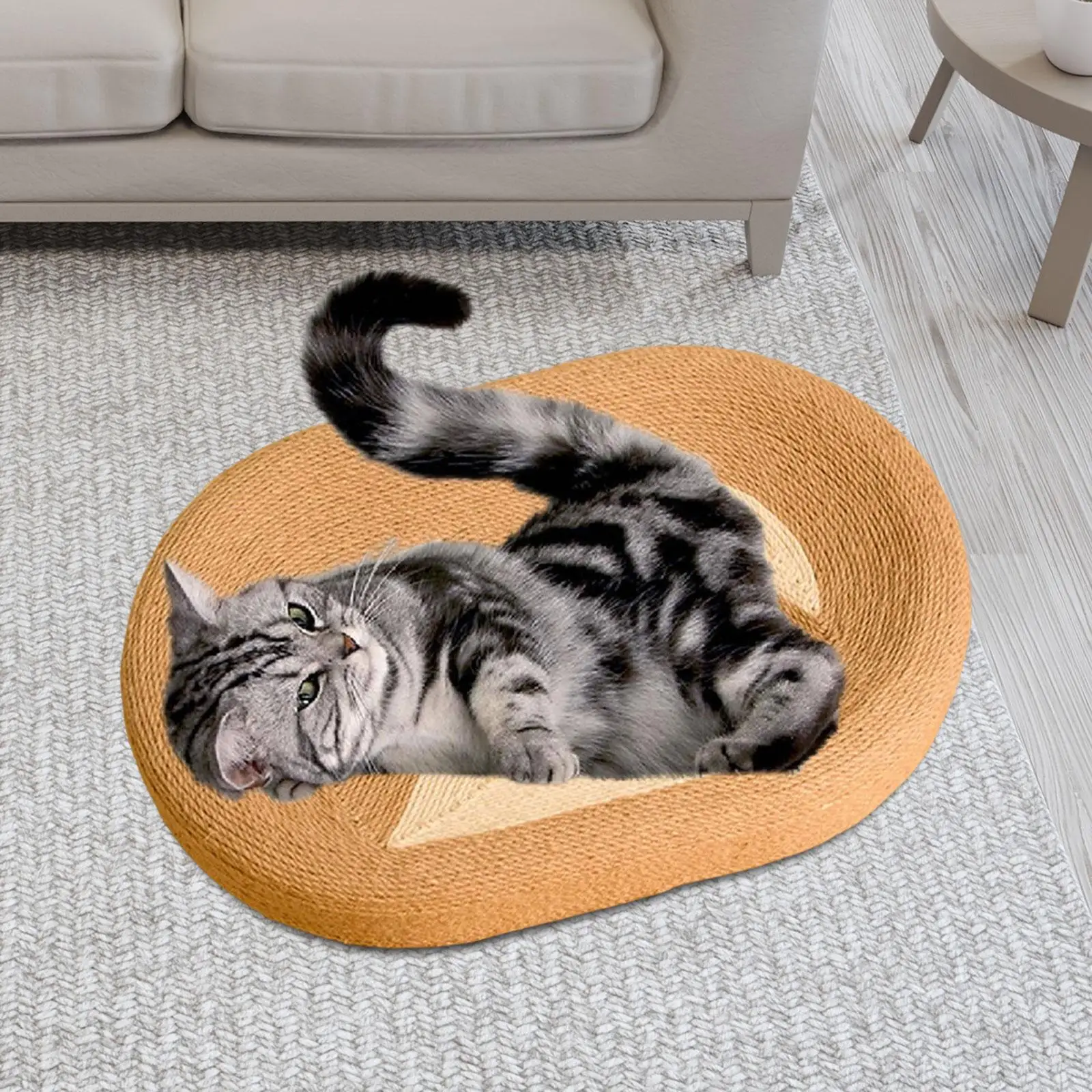 Кроватка-когтеточка для кошек, Износостойкая игрушка для дрессировки котенка, игрушки для кошек для котенка Small Изображение 2