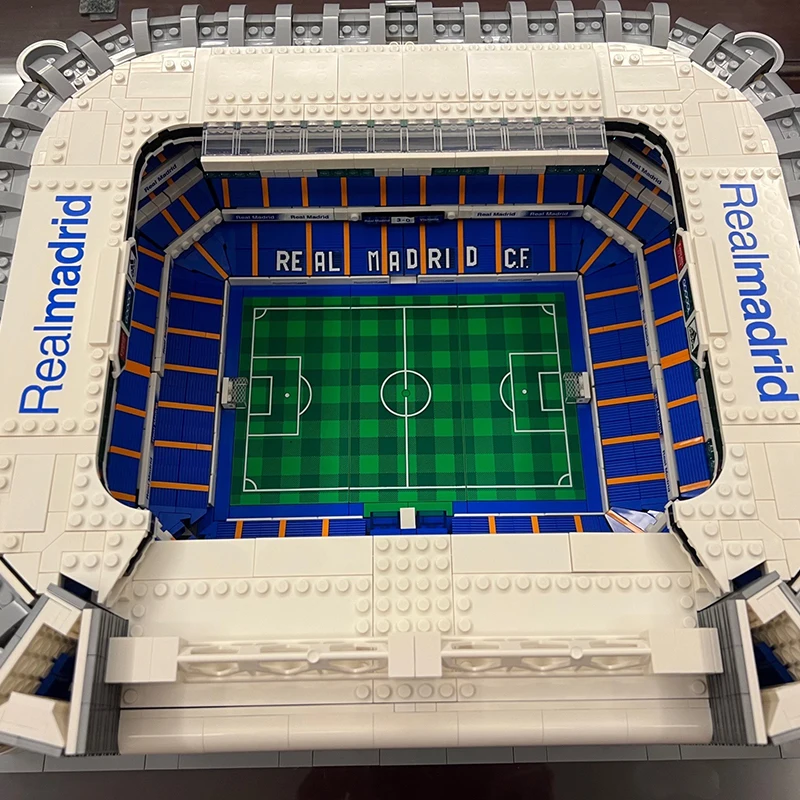 В НАЛИЧИИ Ideas MOC Real Madrid Стадион Сантьяго Бернабеу Совместимая модель 10299 Street View Строительные блоки Кирпичи Детские игрушки Подарок Изображение 4
