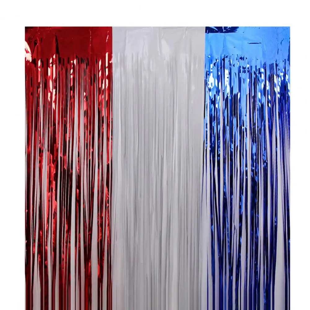 Уникальный декоративный занавес для празднования Дня независимости США, Дверная занавеска с защитой от выцветания, Антистатическая вечеринка 4 июля Изображение 2