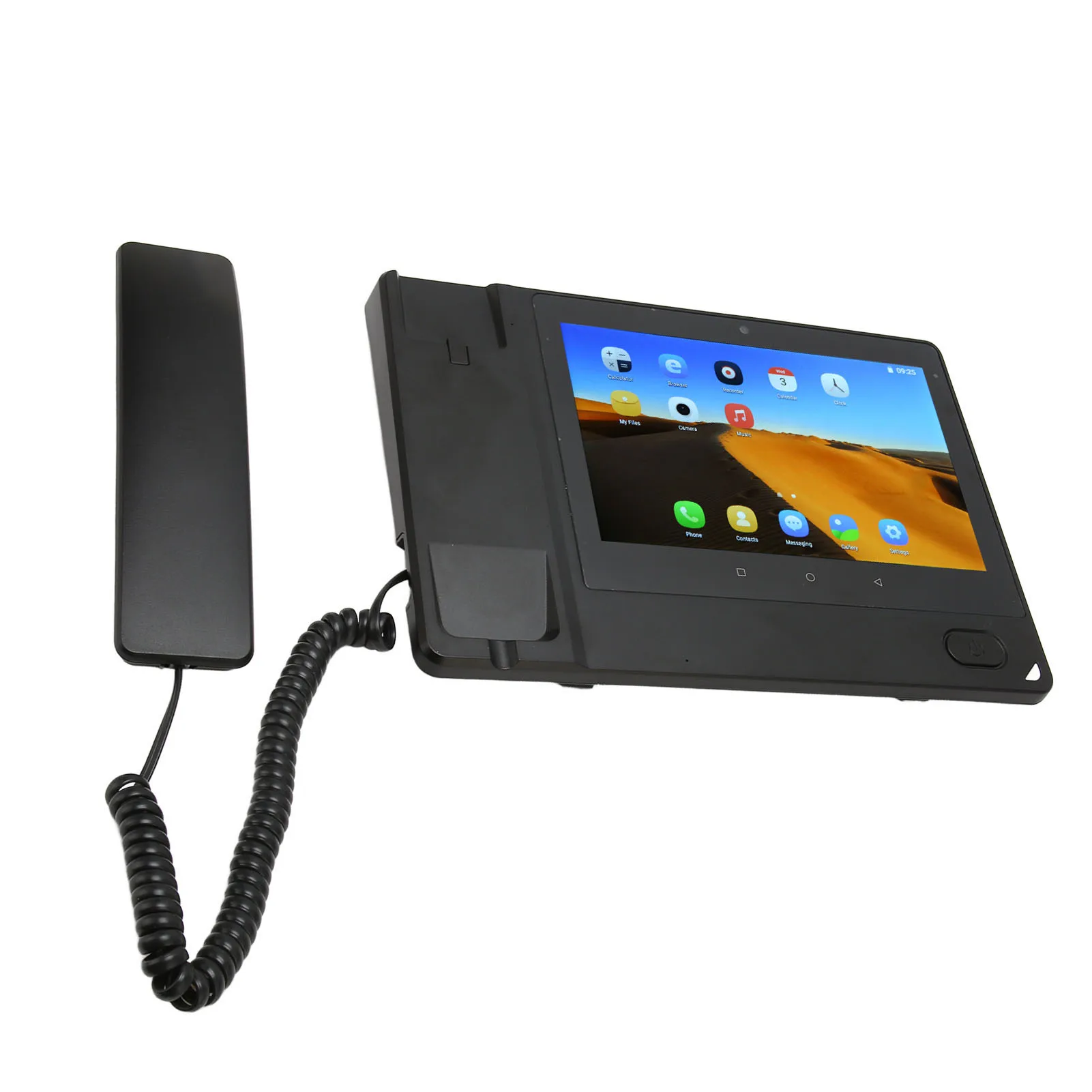 Умный видеотелефон Bluetooth WiFi с 8,0‑дюймовым сенсорным экраном высокой четкости, подключаемый к сети США 100-240 В, телефон для видеозвонков для Android 8.1.0 для дома Изображение 1