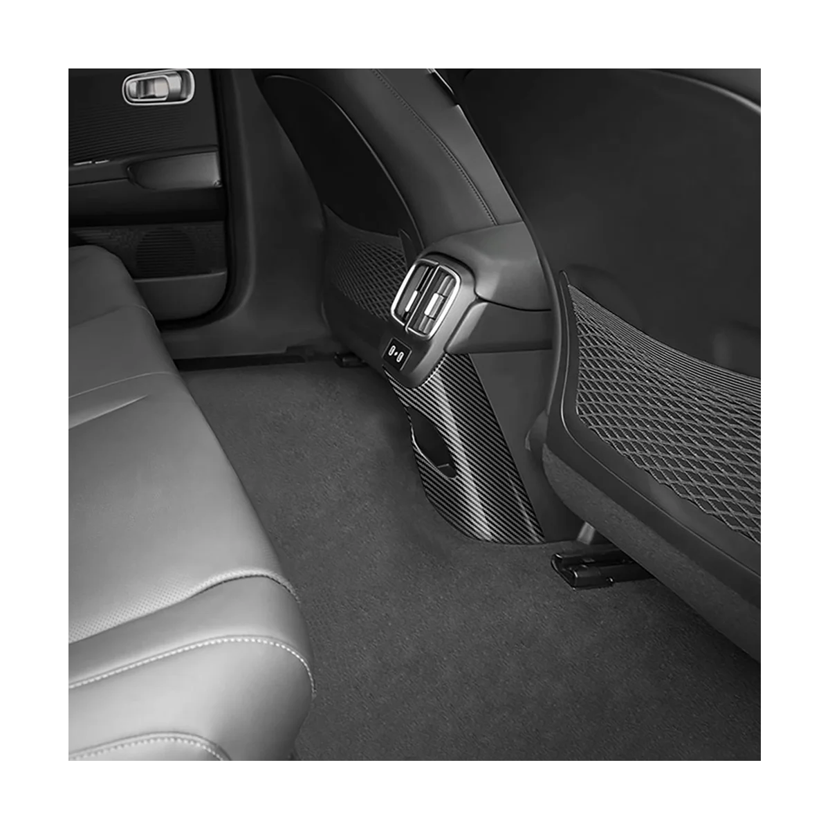 Декоративные Аксессуары для автомобиля Кондиционер Задняя Вентиляционная панель для выпуска воздуха Накладка для Hyundai IONIQ 6 2022-2023 Изображение 2