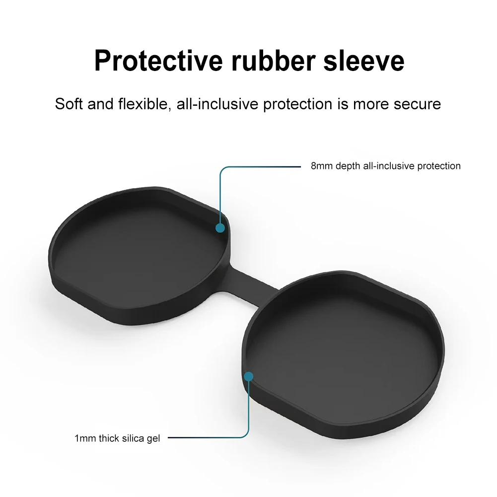 Силиконовые защитные чехлы для очков, моющаяся защитная крышка объектива, защита от царапин, защита от пыли, легкий вес для шлема PS VR2 Изображение 2