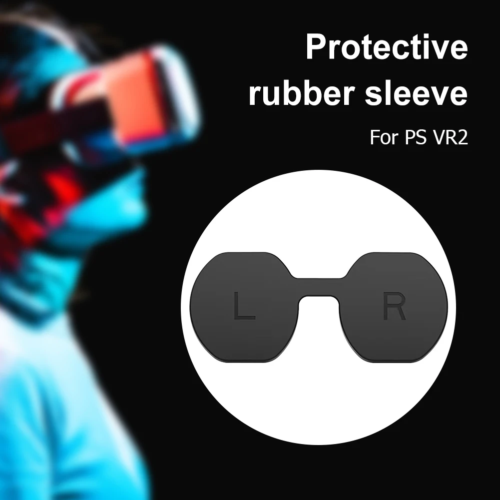 Силиконовые защитные чехлы для очков, моющаяся защитная крышка объектива, защита от царапин, защита от пыли, легкий вес для шлема PS VR2 Изображение 3
