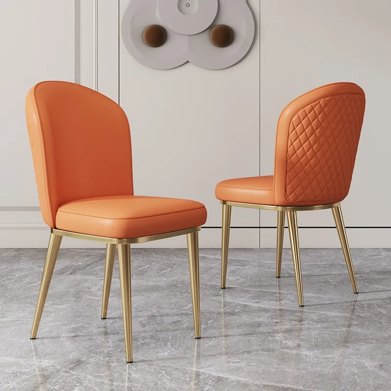 Дизайнерские акцентные кухонные стулья из скандинавской кожи, роскошные стулья для столовой, Современная мебель для гостиной Casa Arredo MQ50CY Изображение 0
