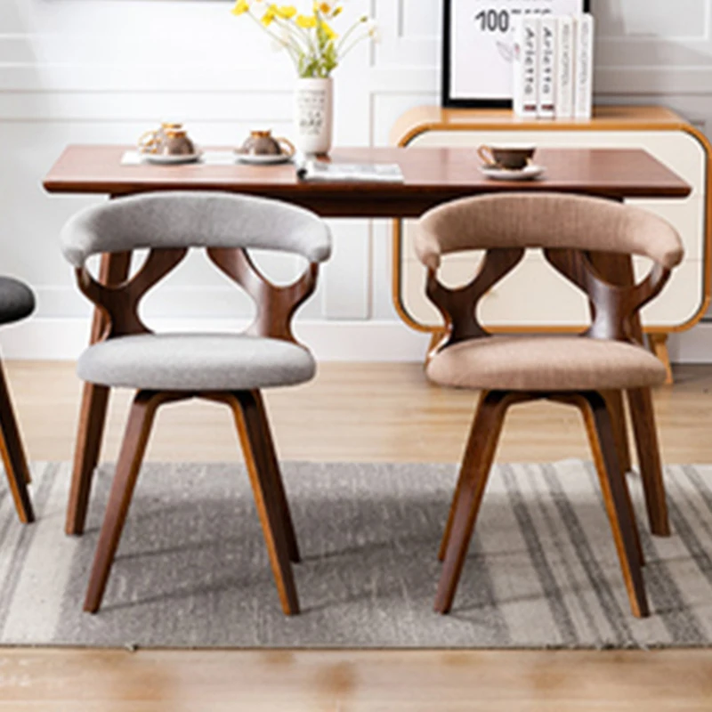 бытовой обеденный стул accent Nordic wood, поворотный Офисный компьютерный стул, гостиничное кафе, мебель silla cocina для кухни HY Изображение 0