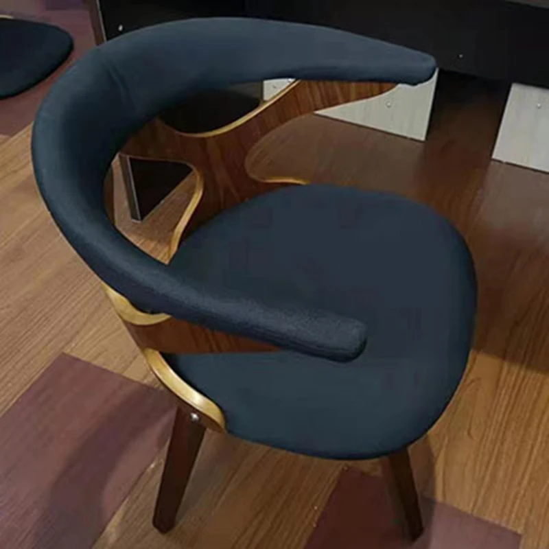 бытовой обеденный стул accent Nordic wood, поворотный Офисный компьютерный стул, гостиничное кафе, мебель silla cocina для кухни HY Изображение 5