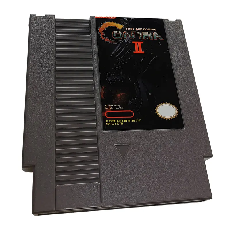 Игровой картридж CONTRA 2 с 72 контактами для 8-разрядных игровых консолей NES NTSC и PAl Изображение 0