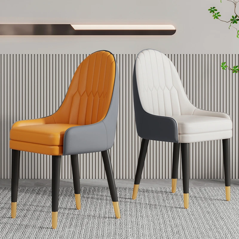 Дизайнерские Роскошные Обеденные стулья для отдыха, современные скандинавские Обеденные стулья для гостиной, Sillas De Comedor, Предметы домашнего обихода WZ50DC Изображение 3