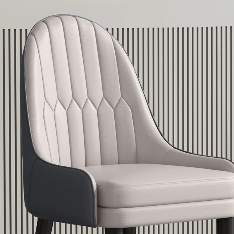 Дизайнерские Роскошные Обеденные стулья для отдыха, современные скандинавские Обеденные стулья для гостиной, Sillas De Comedor, Предметы домашнего обихода WZ50DC Изображение 4