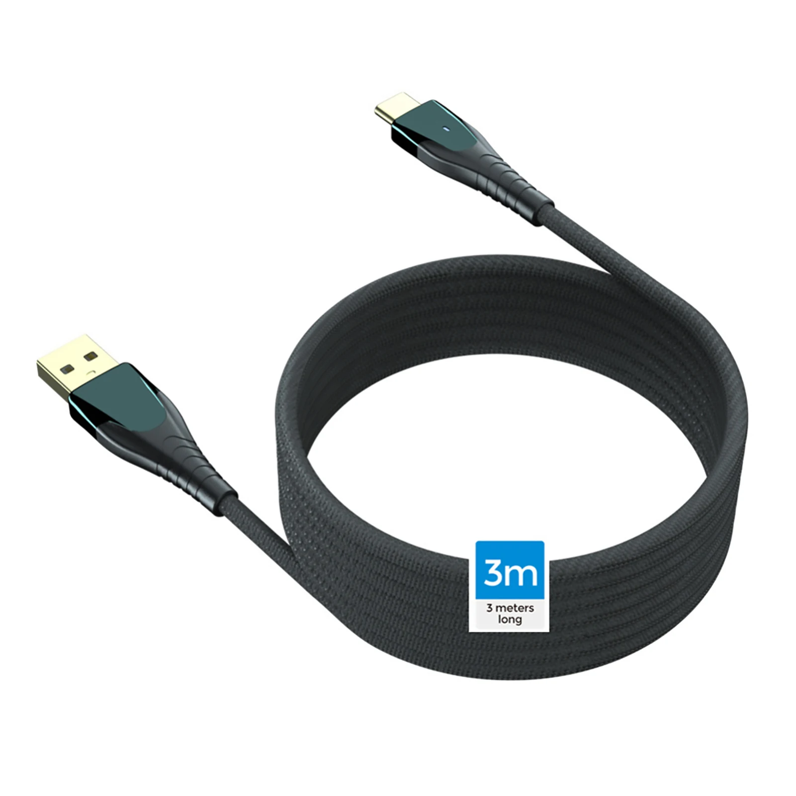 Кабель для передачи данных Type C Usb Быстрая зарядка Универсальный для коммутатора /для Ps5 USB-кабель Переносной для шнура питания смартфона Изображение 4