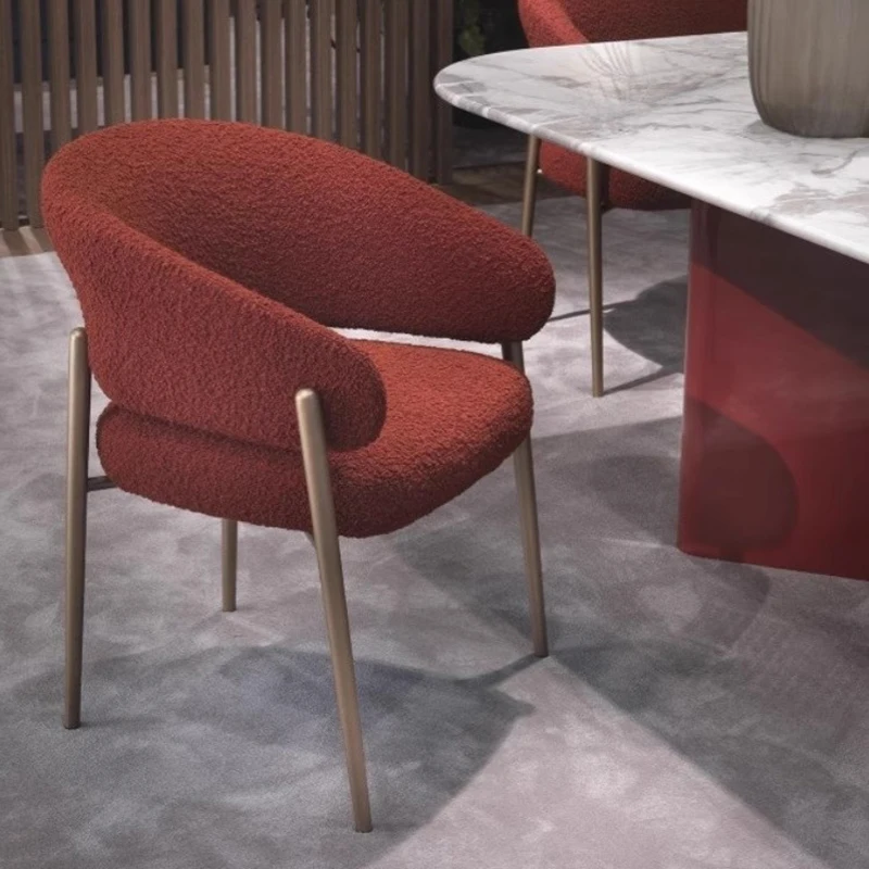Современные обеденные стулья середины века Nordic White Lounge Mobiles Ресторанные Обеденные Стулья Мебель для гостиной на балконе HDH Изображение 2