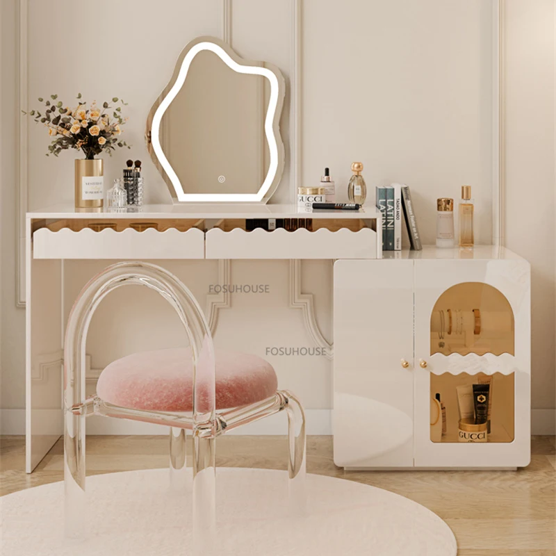 Комоды для дома в скандинавском стиле, сделанные вручную, Туалетный столик с зеркалом, светильник для спальни, предметы домашнего обихода Изображение 5