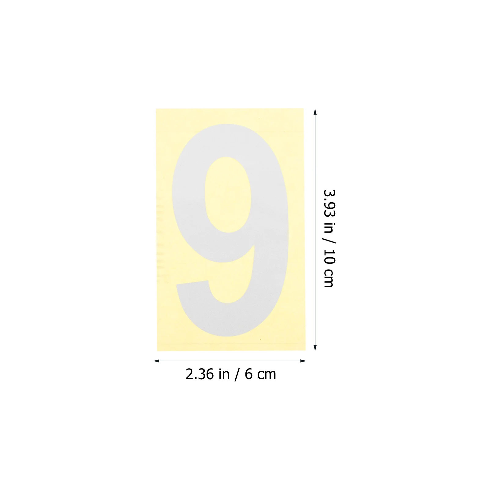 5 Комплектов светоотражающих наклеек с номерами домашних животных, наклейка с номерами почтовых ящиков, домашняя самоклеющаяся Изображение 2