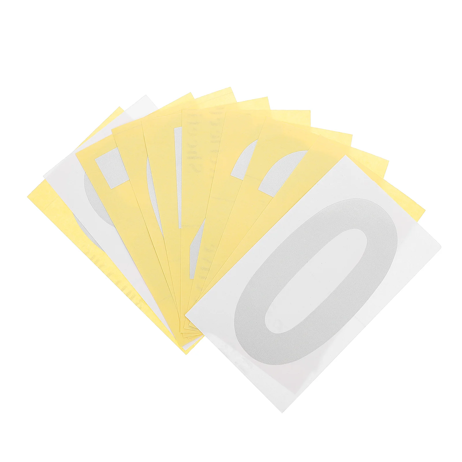 5 Комплектов светоотражающих наклеек с номерами домашних животных, наклейка с номерами почтовых ящиков, домашняя самоклеющаяся Изображение 4