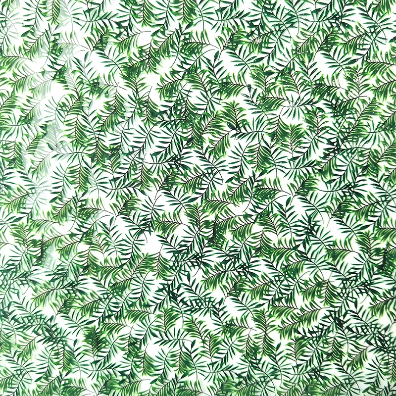 Прозрачные листы из искусственной синтетической кожи с рисунком листьев, ткань для обивки, чехол для ноутбука, чехол для телефона, материалы для поделок Изображение 1