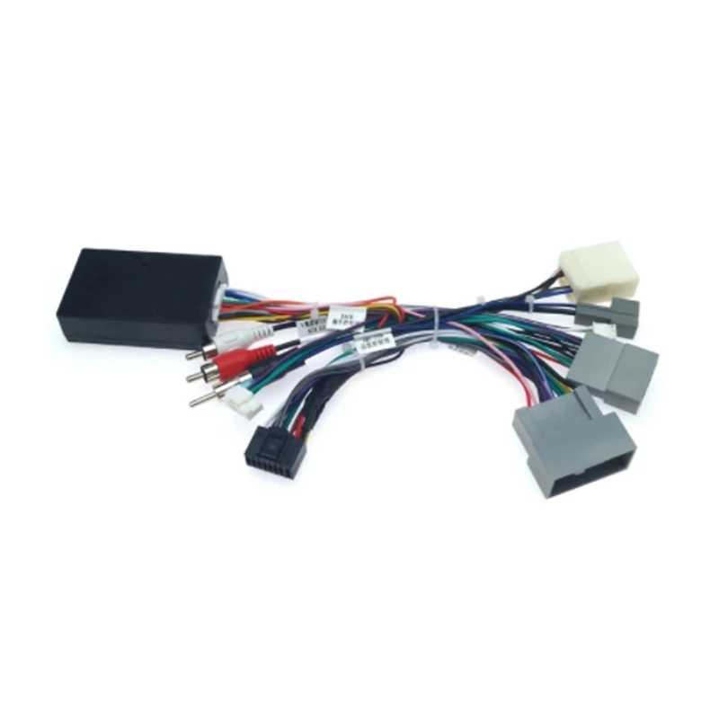 Автомобильный аудио-радио CD-плеер, 16-КОНТАКТНЫЙ адаптер кабеля питания Android с коробкой Canbus для Honda Civic CRV, жгут проводов для мультимедиа Изображение 1