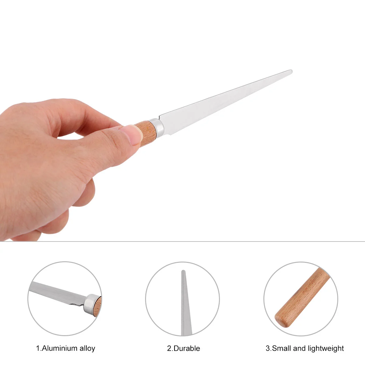 Инструмент для лепки ножей для ремонта глины, Керамическая ручка, стальная полимерная скульптура, Изображение 4
