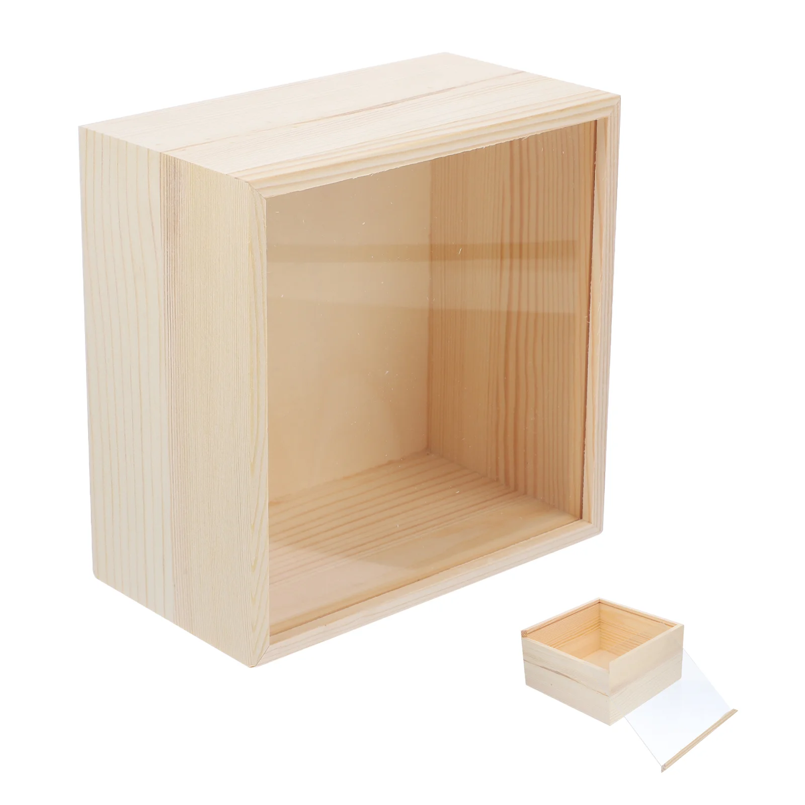 Деревянный ящик для хранения ювелирных изделий, органайзер и деревянная отделка для витрины Favorss, контейнер для сережек Изображение 4