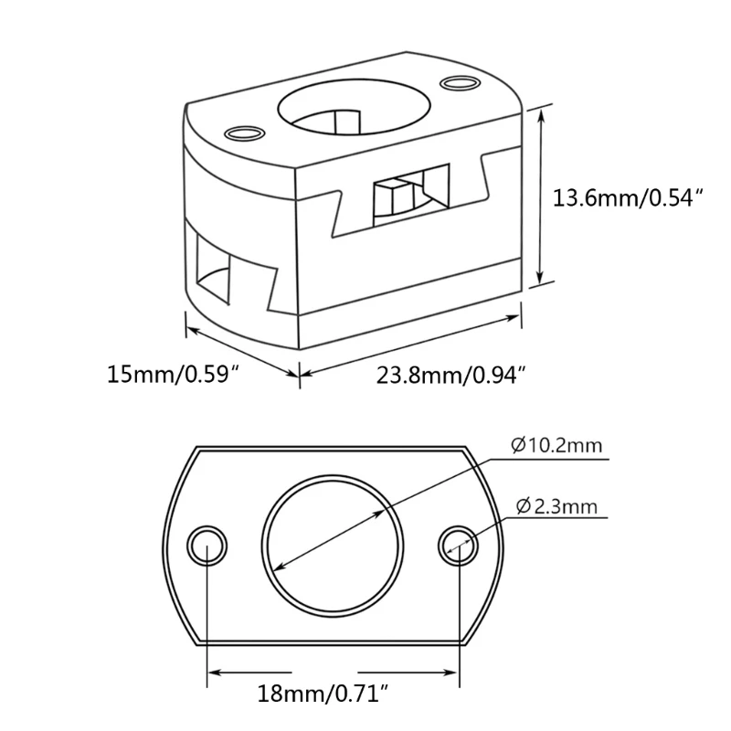 Соединительная Винтовая Муфта Zaxis T8 для 3D-принтера Ender3 CR10 10S T5EE Изображение 5