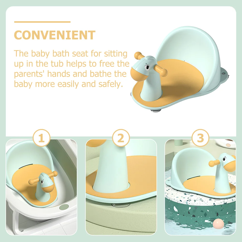 Табурет для ванны Сиденье для новорожденных Детское кресло Детские сиденья Новорожденные могут сидеть в душе ребенка Изображение 5