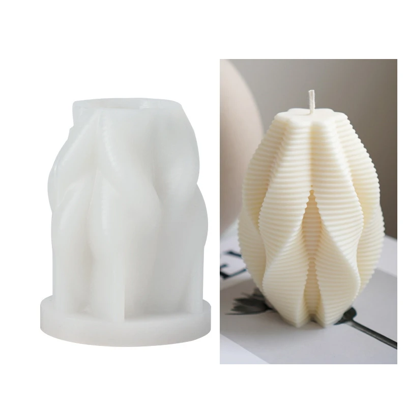 Спиральный столб Форма для ароматических свечей DIY Craft Art Ароматерапия Восковая свеча Мыло Силиконовые формы Штукатурка для украшения дома Изображение 0