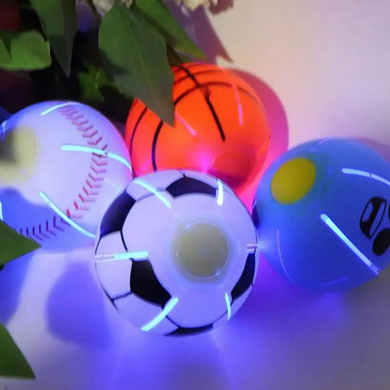 Интерактивный мяч для собак, устойчивый к укусам Игрушечный мяч для собак, Многофункциональные игрушки для домашних животных, легкие для внутреннего двора Изображение 1