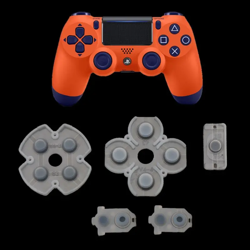 для контроллера Playstation 4 PS4 Проводящие прокладки из силиконовой резины для кнопок d ualshock 4 JDS 030 D Pad Изображение 4