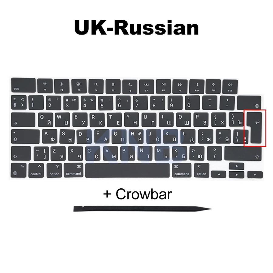 Новые клавиши клавиатуры ноутбука, колпачок для клавиш черного цвета для MacBook Air Retina 13,6 