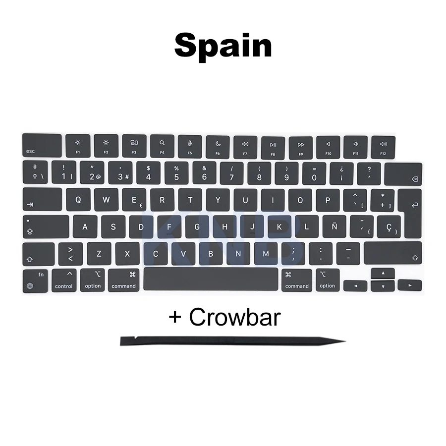Новые клавиши клавиатуры ноутбука, колпачок для клавиш черного цвета для MacBook Air Retina 13,6 
