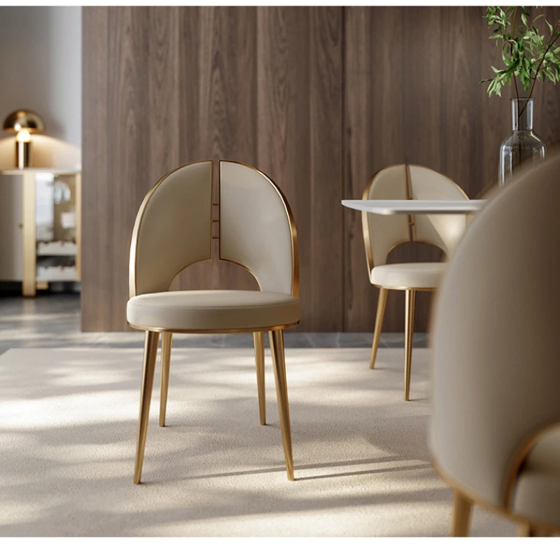 Роскошный обеденный стул для отеля, Минималистичный дизайнерский стул без подлокотников, Скандинавская Кухня, гостиная, мебель для дома Sillas Para Comedor Изображение 4