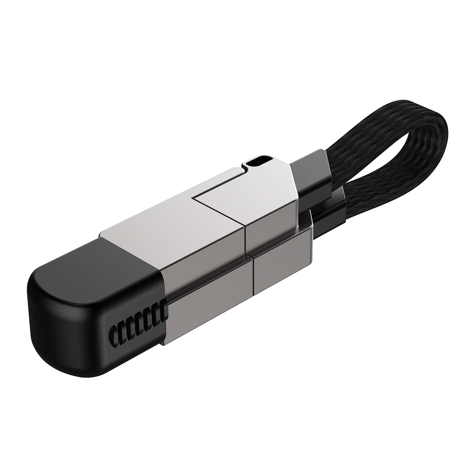 Кабель для быстрой зарядки 4 В 1 Портативный брелок для ключей PD 60 Вт Дата-кабель для Apple iPhone Lightning 27 Вт Andriod TYPE C QC 18 Вт Лучший подарок Изображение 0
