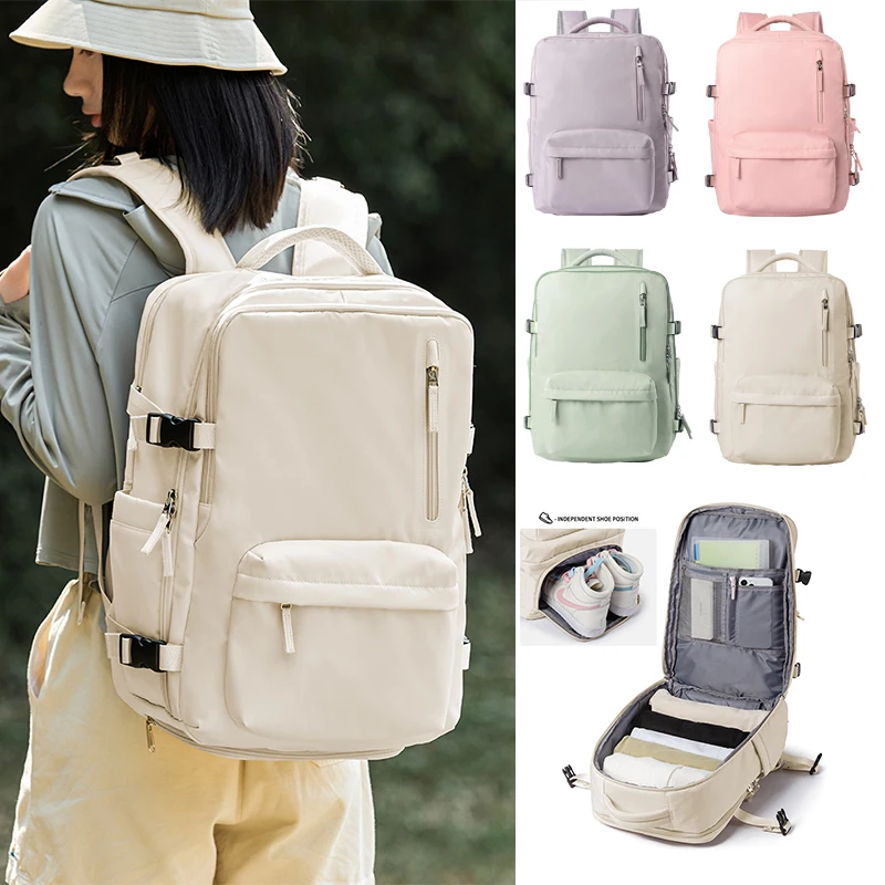 Водонепроницаемый женский дорожный рюкзак, спортивная сумка-тоут, спортивная сумка для спортзала, переноска на плечо, рюкзак для выходных, ночной багаж Mochila Изображение 0
