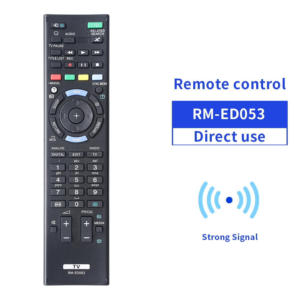 ZF применяется для дистанционного управления Sony RM-ED052 RM-ED050 RM-ED053 RM-ED060 RM-ED046 RM-ED044 Сменный Телевизионный контроллер Изображение 3