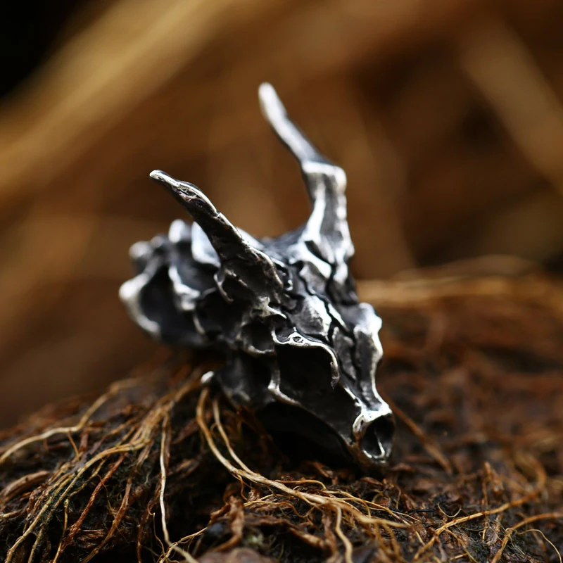 Новые ожерелья с подвеской Balerion the Black Dread из нержавеющей стали, модное ожерелье с головой дракона, Мужские властные ювелирные изделия оптом Изображение 0