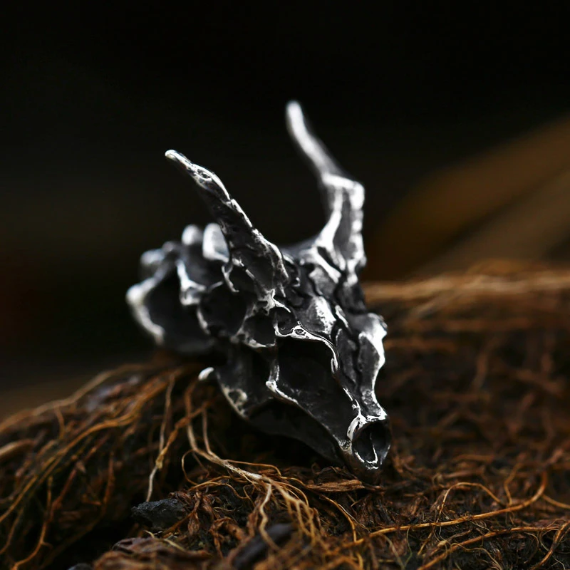 Новые ожерелья с подвеской Balerion the Black Dread из нержавеющей стали, модное ожерелье с головой дракона, Мужские властные ювелирные изделия оптом Изображение 4