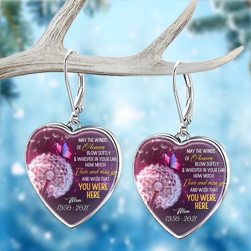 Серьги с кристаллами в форме сердца для мужчин и женщин в качестве подарков друзьям и влюбленным в качестве подарков подругам Изображение 0