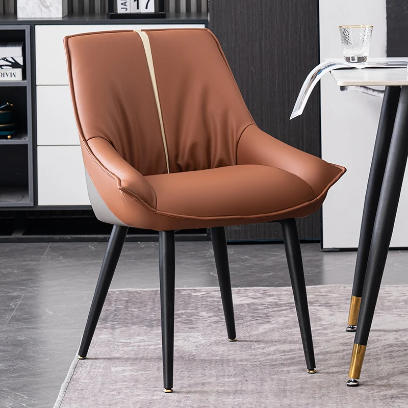 Современные кухонные обеденные стулья Nordic Vanity Эргономичные офисные обеденные стулья Отличительного дизайна Sillas Comedor Home Furniture SR50DC Изображение 0