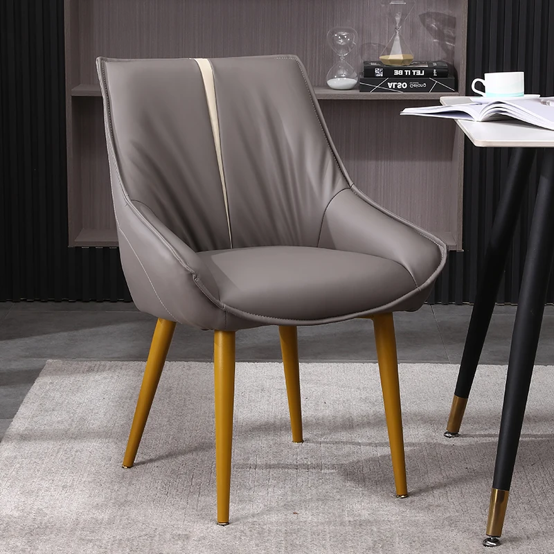 Современные кухонные обеденные стулья Nordic Vanity Эргономичные офисные обеденные стулья Отличительного дизайна Sillas Comedor Home Furniture SR50DC Изображение 2