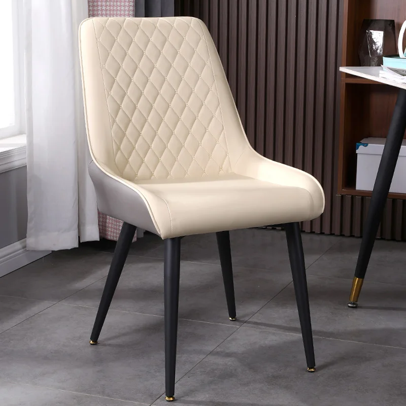 Современные кухонные обеденные стулья Nordic Vanity Эргономичные офисные обеденные стулья Отличительного дизайна Sillas Comedor Home Furniture SR50DC Изображение 4