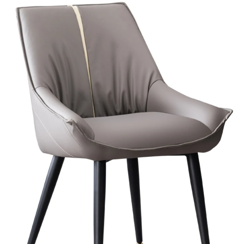 Современные кухонные обеденные стулья Nordic Vanity Эргономичные офисные обеденные стулья Отличительного дизайна Sillas Comedor Home Furniture SR50DC Изображение 5