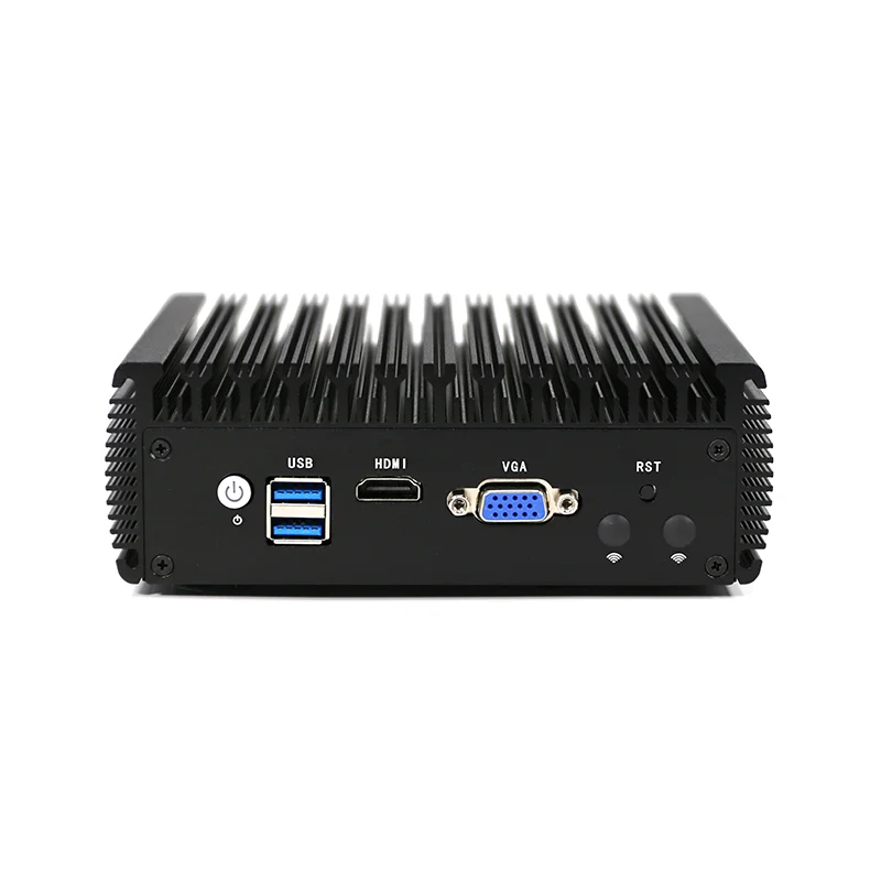 Безвентиляторный Программный маршрутизатор Celeron N5105 Mini PC Quad Core 4 Intel i225 2.5G LAN 2xDDR4 NVMe HD-MI VGA pfSense Firewall Appliance ESXi Изображение 2