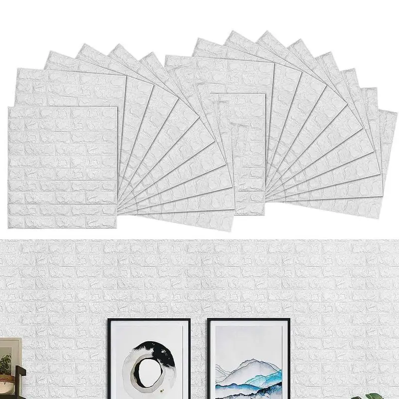 Настенная плитка Наклейки для кухни Самоклеящиеся листы обоев из пенополиэтилена Декор комнаты для кухни туалета гостиниц Гостиной Спальни Изображение 0